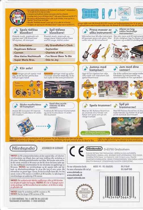 Wii Music - Nintendo Wii (B Grade) (Genbrug)